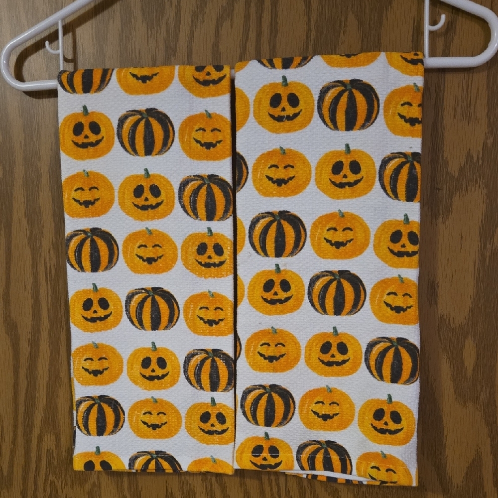 Pumpkin Kitchen Towels